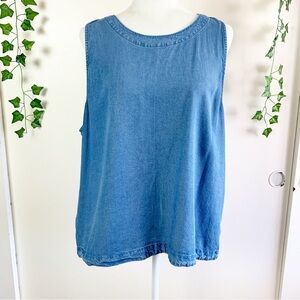 GAP Denim Tank Top XL